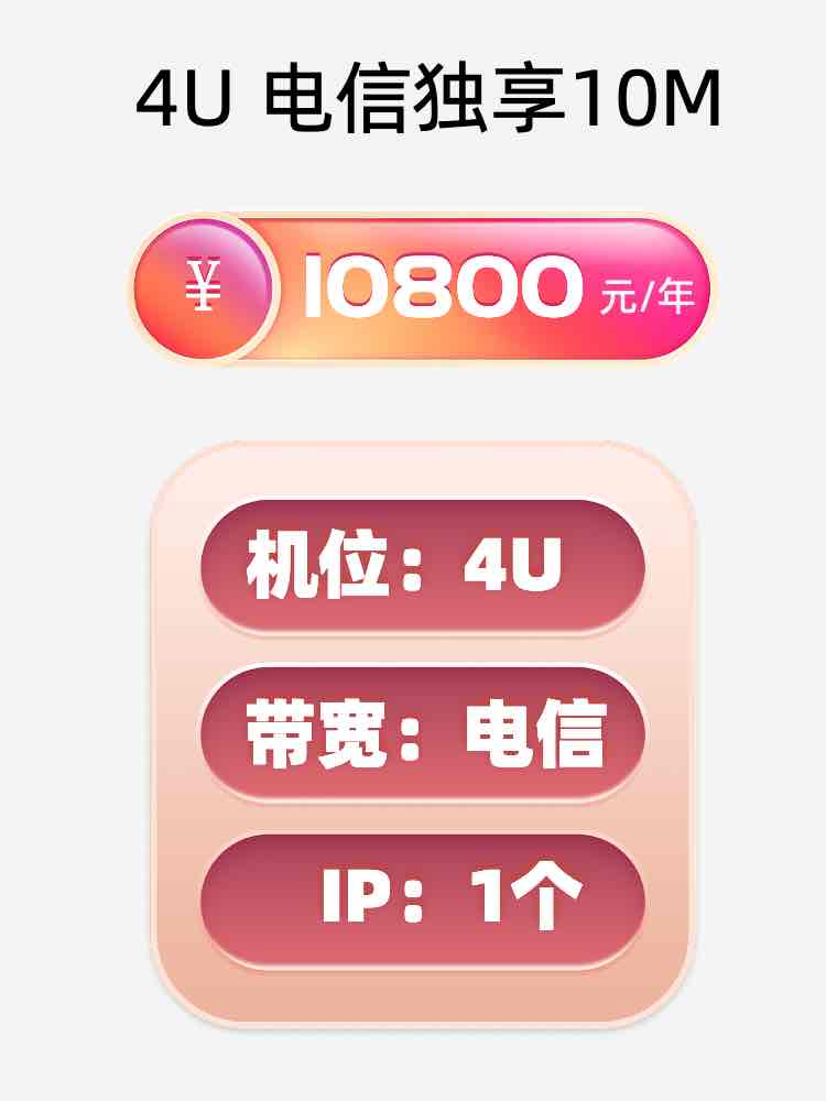 岳阳电信10M服务器托管价格