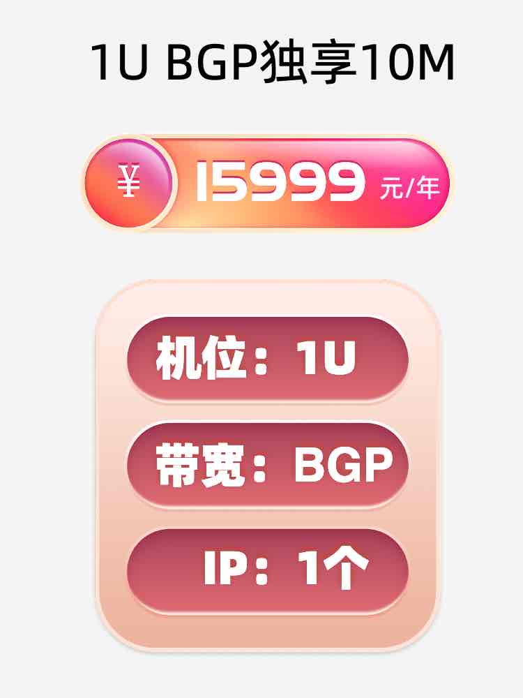岳阳BGP独享服务器托管价格