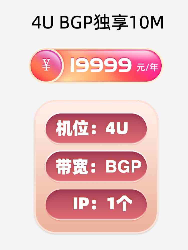 岳阳BGP独享服务器托管价格