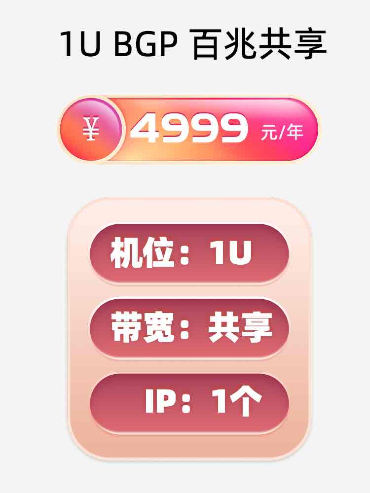 岳阳百兆共享服务器托管价格