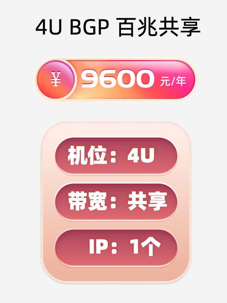岳阳百兆共享服务器托管价格